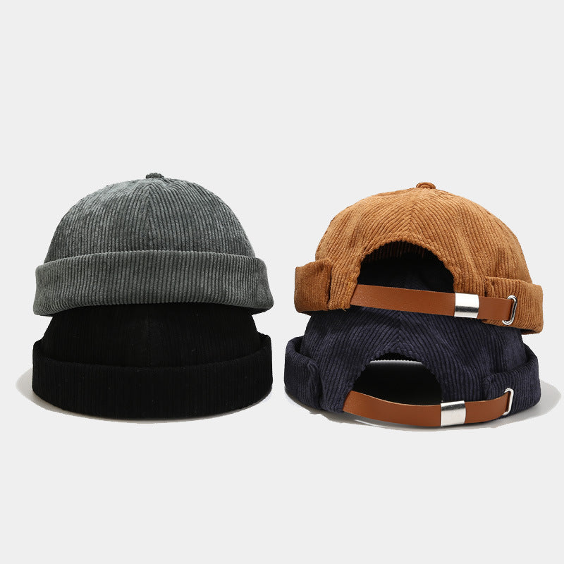 Ace Corduroy Beanie — Streetwear Essential