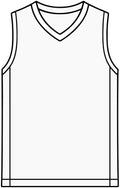 Rival Basketball Jersey – Retro Team V-Neck Sports Singlet