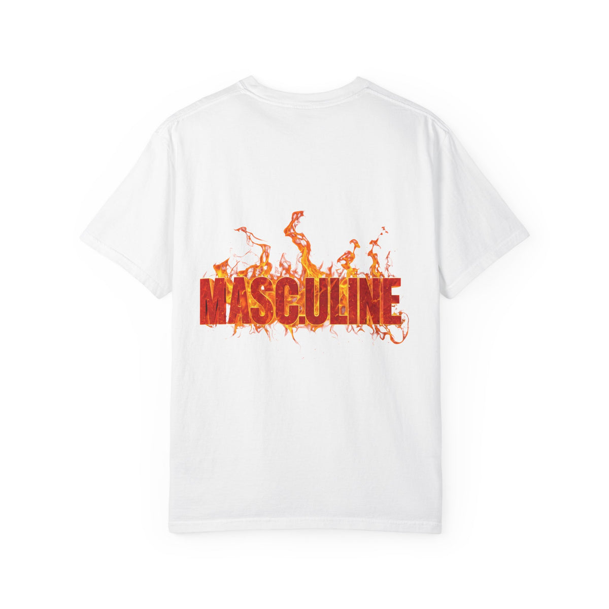 Masculine Flame Graphic Tee