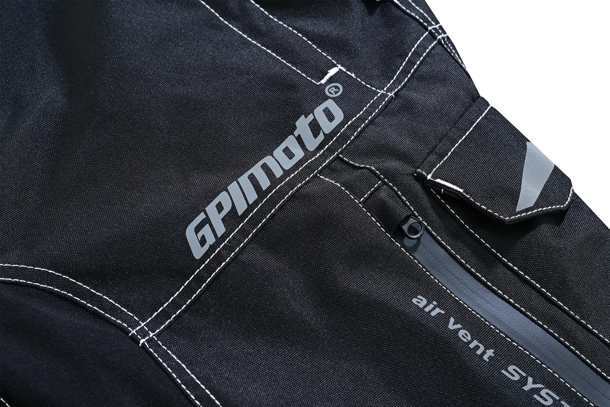 GPI MOTO Motorcycle Cargo Pants for Men Regular Fit Riding Pants with CE Armors