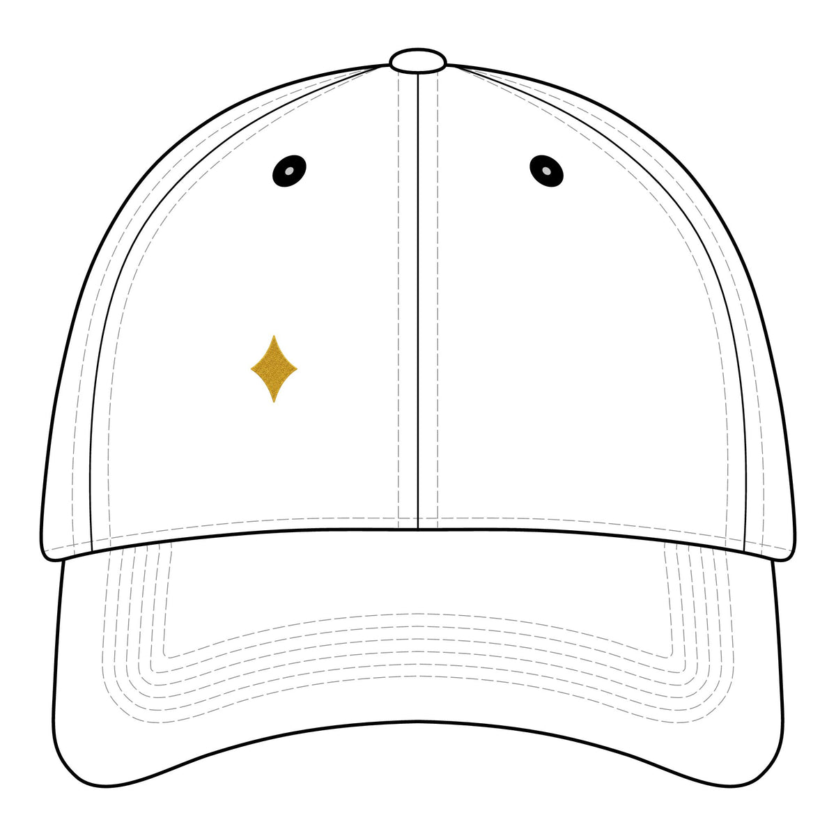 Phoenix Heart Dad Hat — Blue Mythical Bird Embroidered Cap
