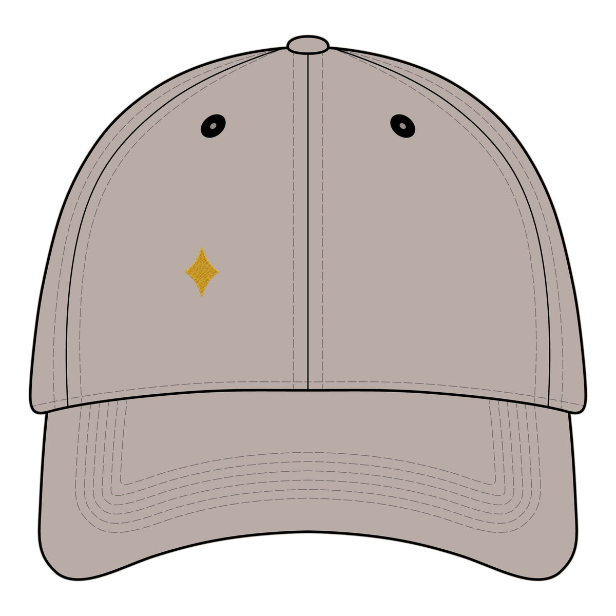 Phoenix Heart Dad Hat — Blue Mythical Bird Embroidered Cap