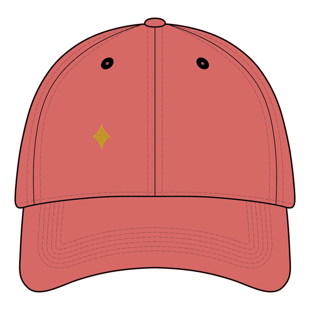 Phoenix Heart Dad Hat — Blue Mythical Bird Embroidered Cap