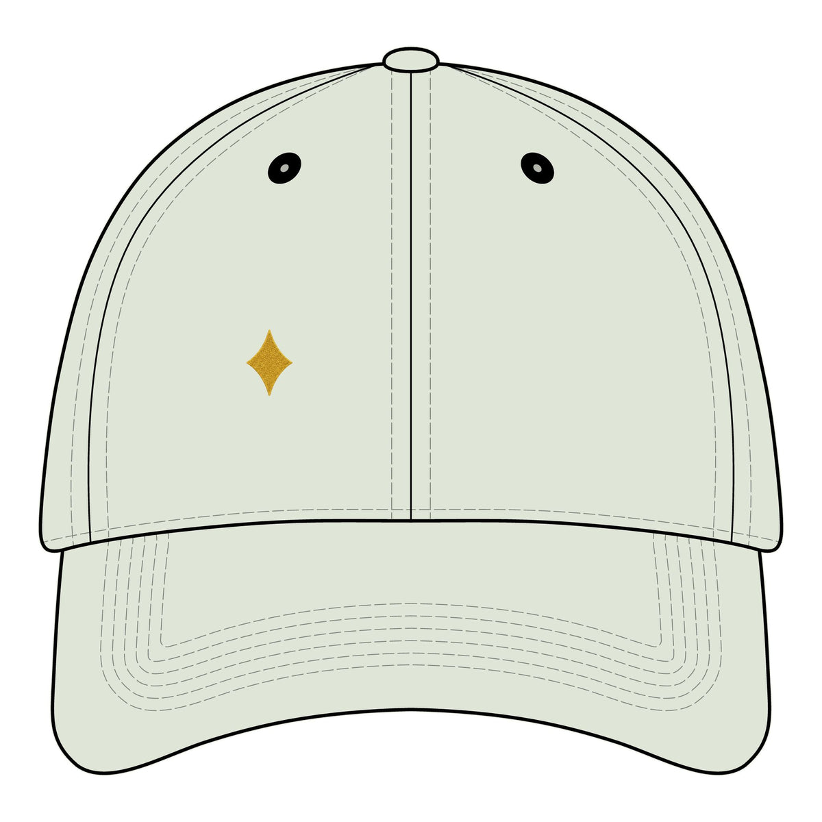 Phoenix Heart Dad Hat — Blue Mythical Bird Embroidered Cap