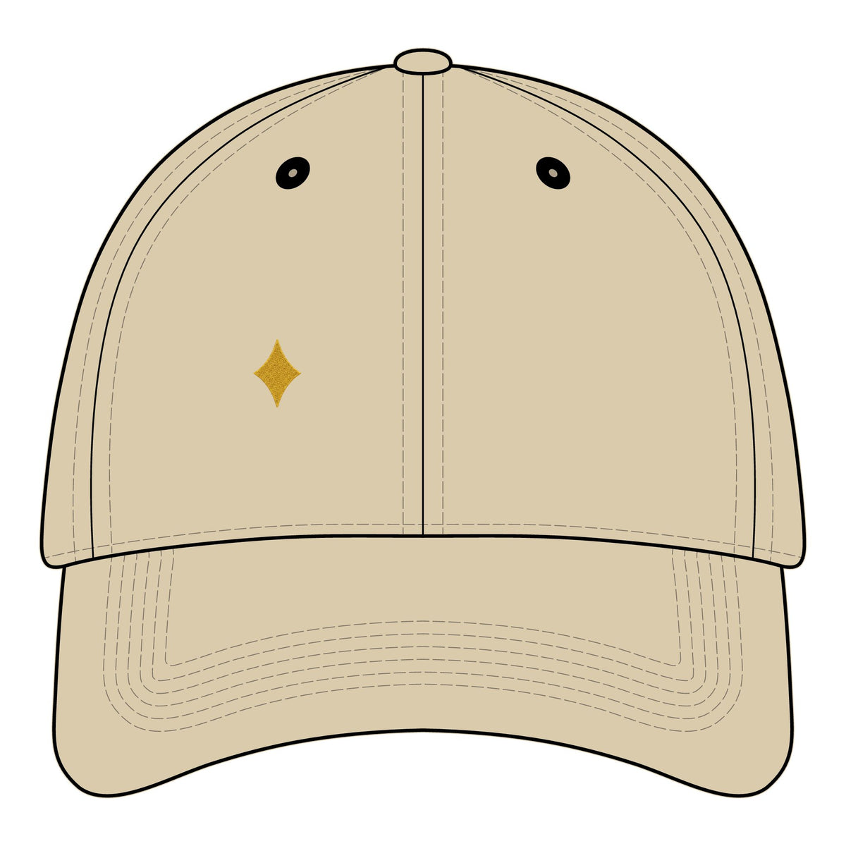 Phoenix Heart Dad Hat — Blue Mythical Bird Embroidered Cap