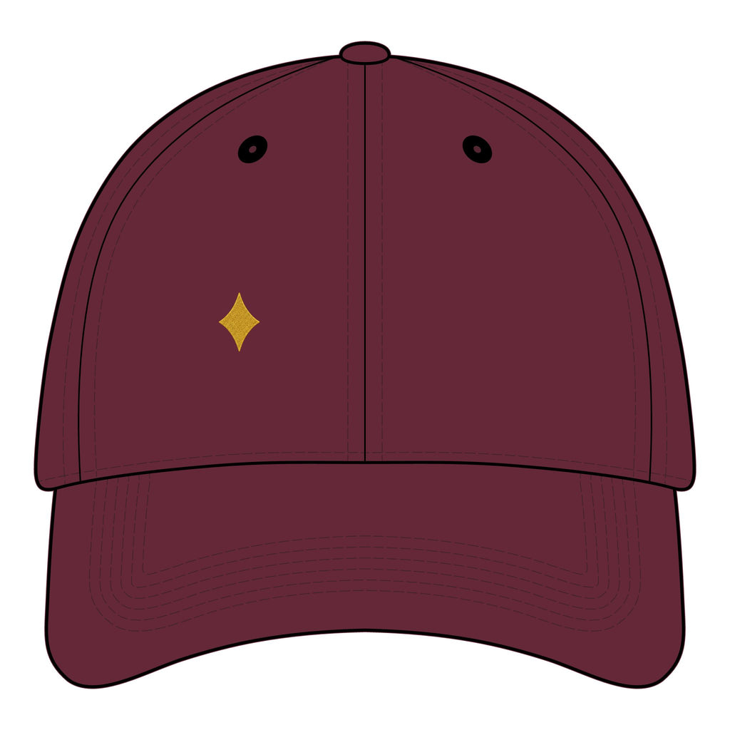 Phoenix Heart Dad Hat — Blue Mythical Bird Embroidered Cap