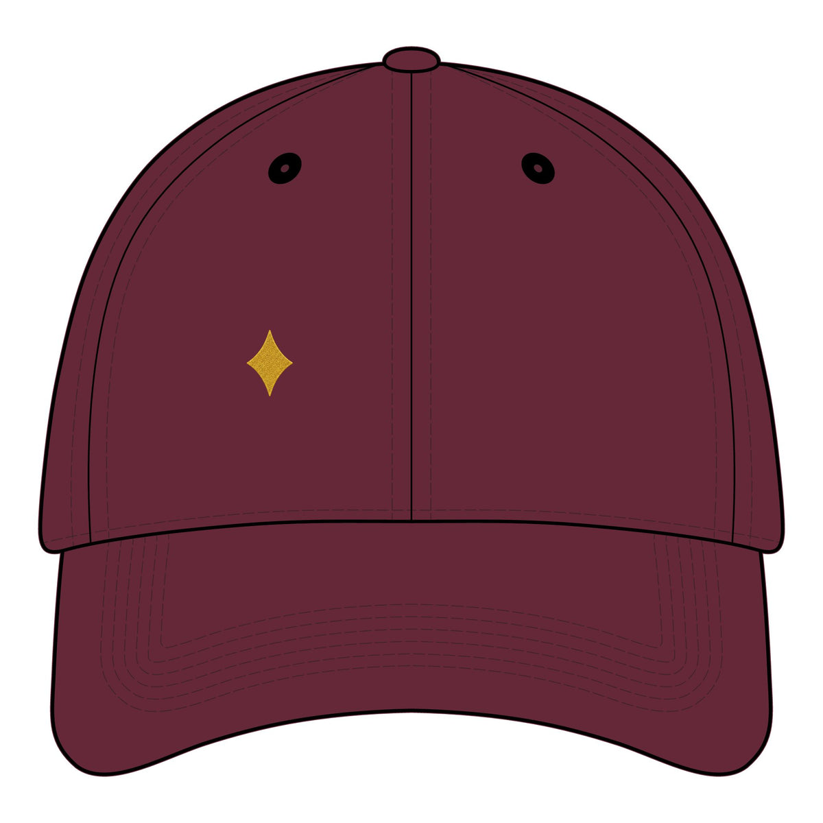 Phoenix Heart Dad Hat — Blue Mythical Bird Embroidered Cap