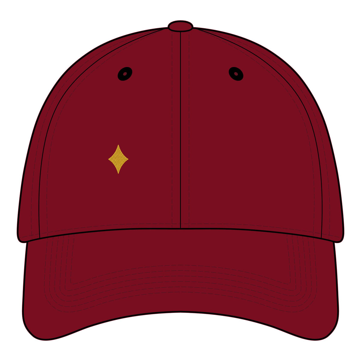 Phoenix Heart Dad Hat — Blue Mythical Bird Embroidered Cap