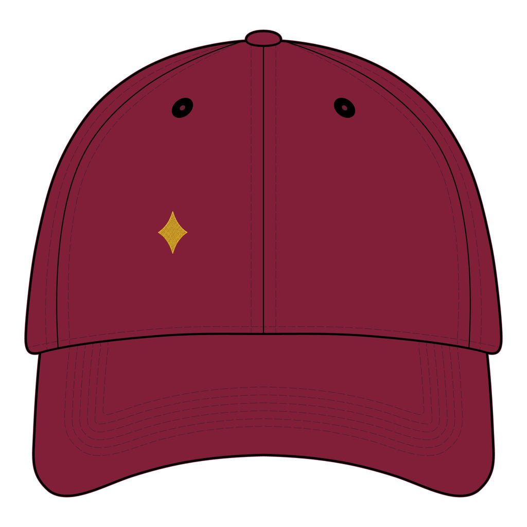 Phoenix Heart Dad Hat — Blue Mythical Bird Embroidered Cap