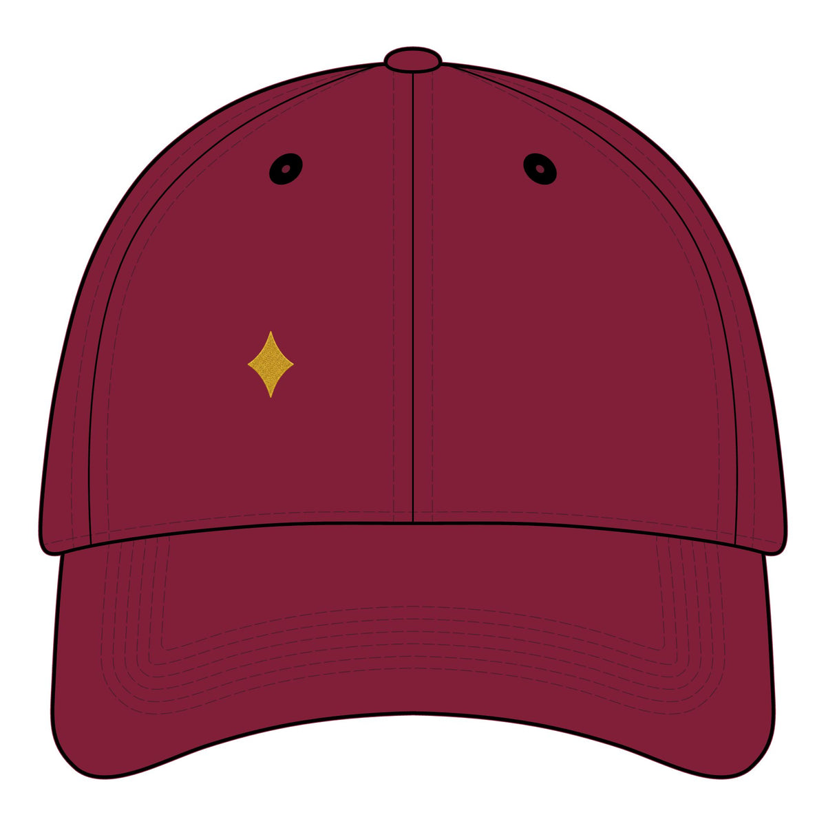 Phoenix Heart Dad Hat — Blue Mythical Bird Embroidered Cap