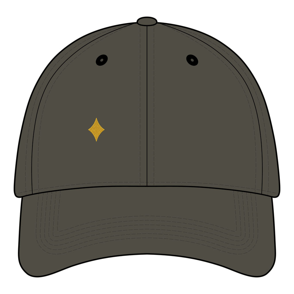 Phoenix Heart Dad Hat — Blue Mythical Bird Embroidered Cap
