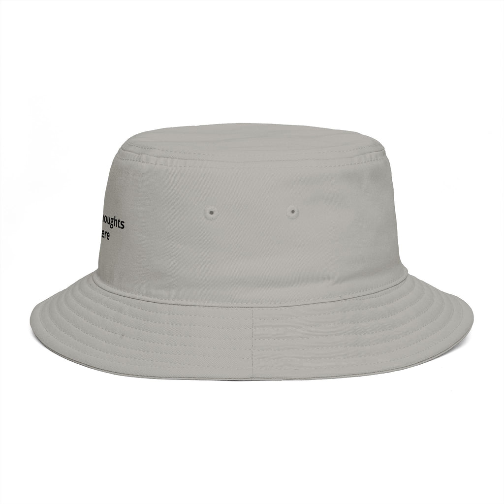 Custom Print Bucket Hat — 'Print it your way' Brown Sun Hat