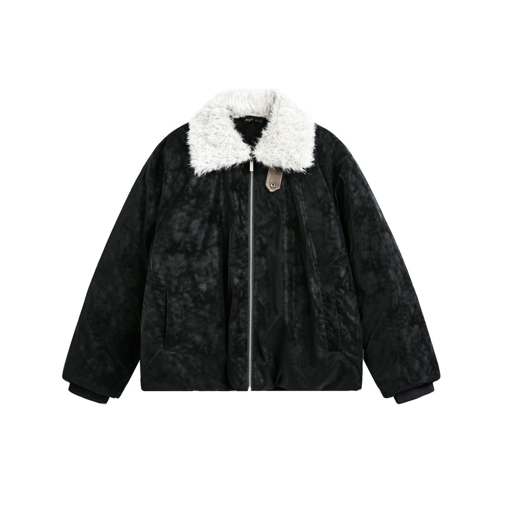 Men's Stand-Collar Winter Bomber Jacket