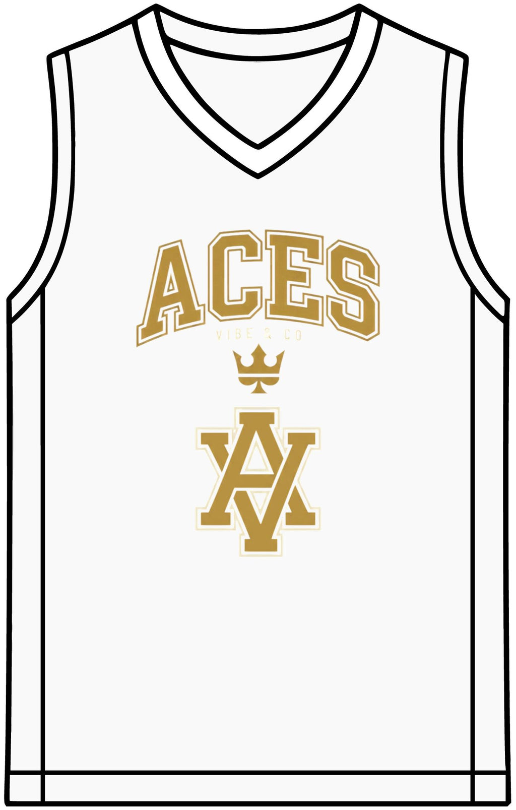 Rival Basketball Jersey – Retro Team V-Neck Sports Singlet