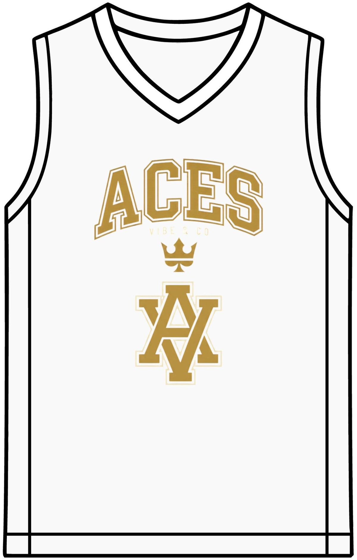 Rival Basketball Jersey – Retro Team V-Neck Sports Singlet