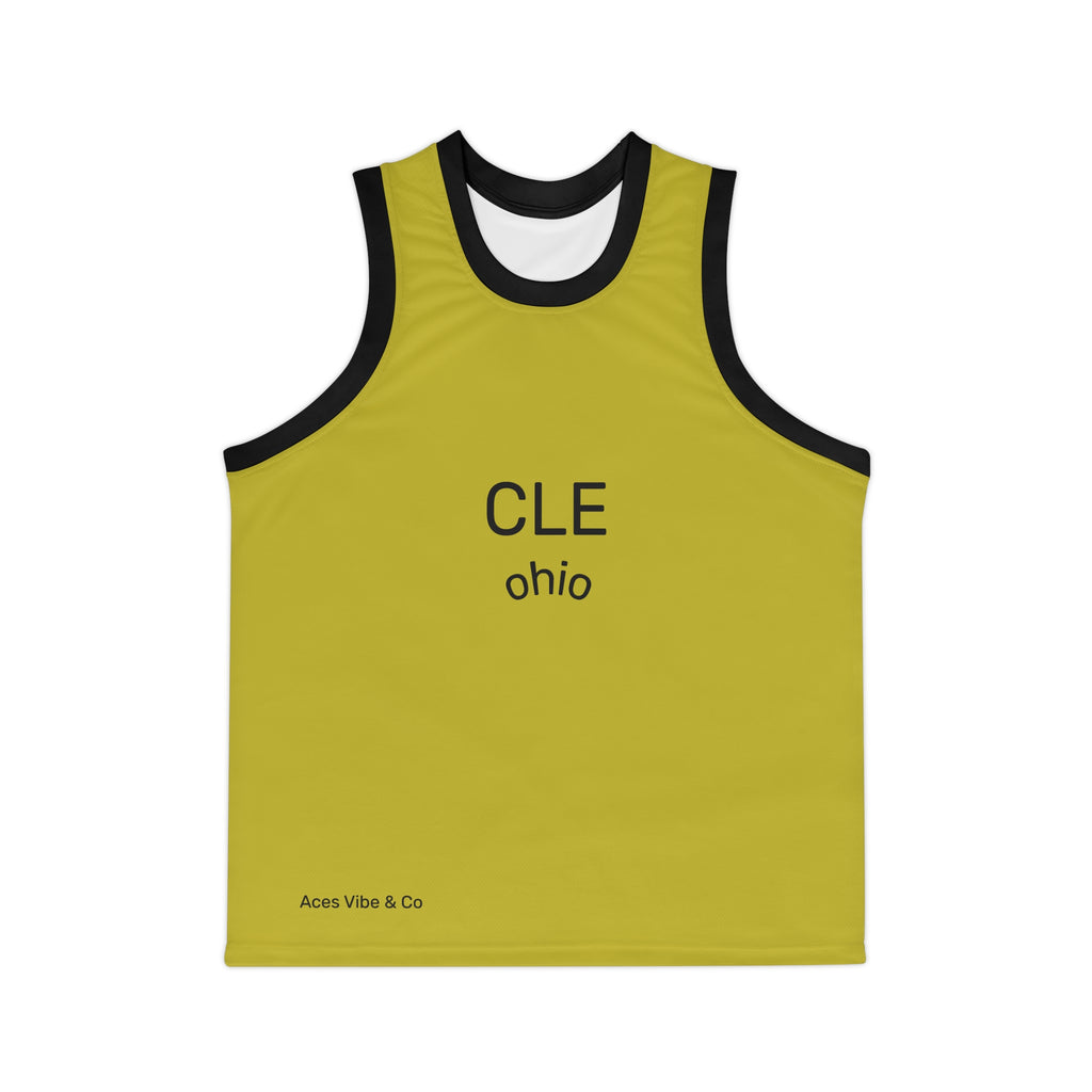CLE Ohio Basketball Jersey – Yellow 216 City Pride Tank