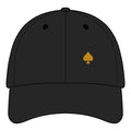 Phoenix Heart Dad Hat — Blue Mythical Bird Embroidered Cap