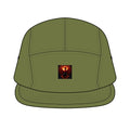 Finn Embers Patch Cap — Fiery Phoenix Five-Panel Hat