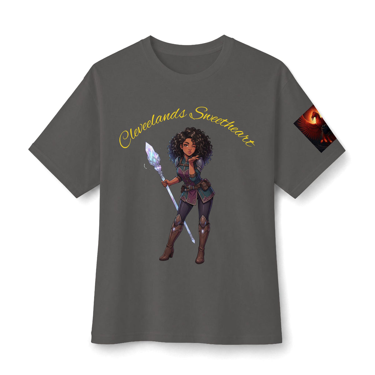 Cleveland 216 Warrior Tee – Cleveland’s Sweetheart Fantasy Graphic T-Shirt