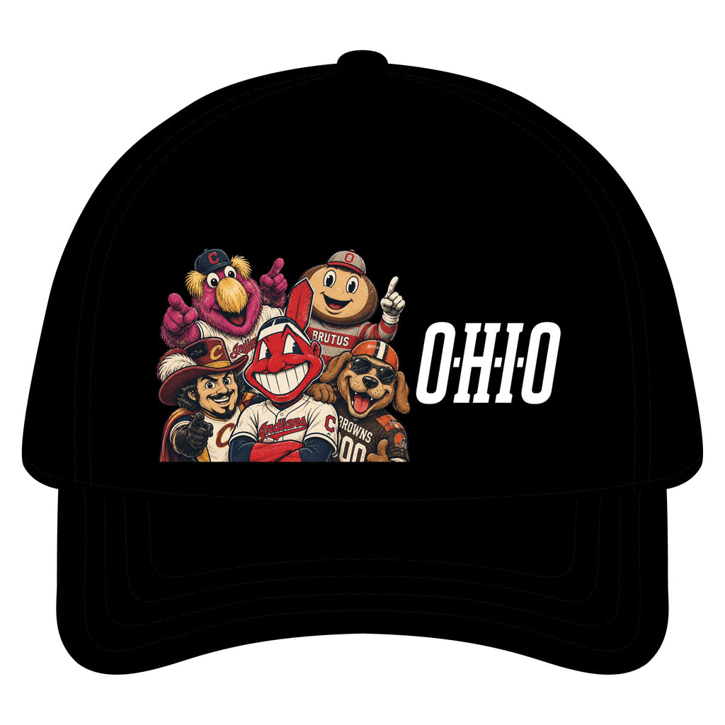 Ohio Mascot Collage Five-Panel Cap