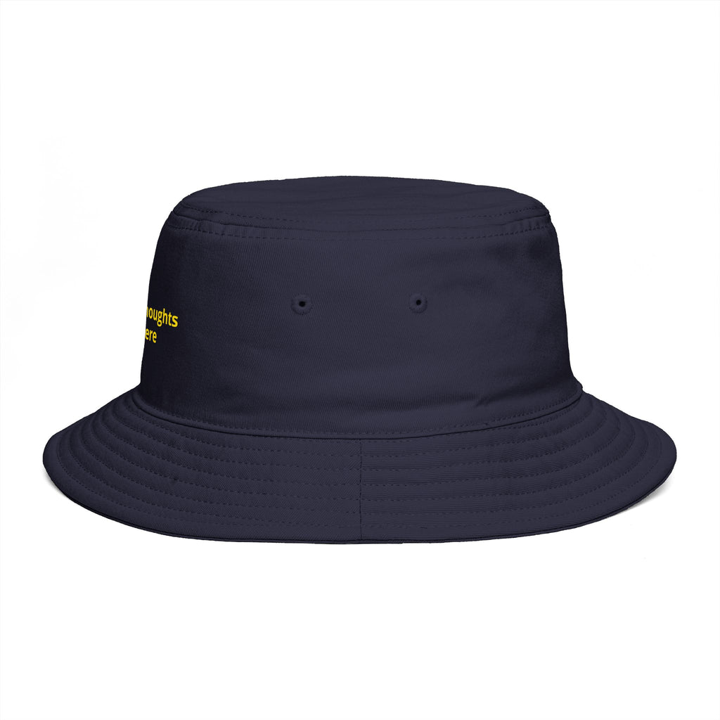 Custom Print Bucket Hat — 'Print it your way' Brown Sun Hat