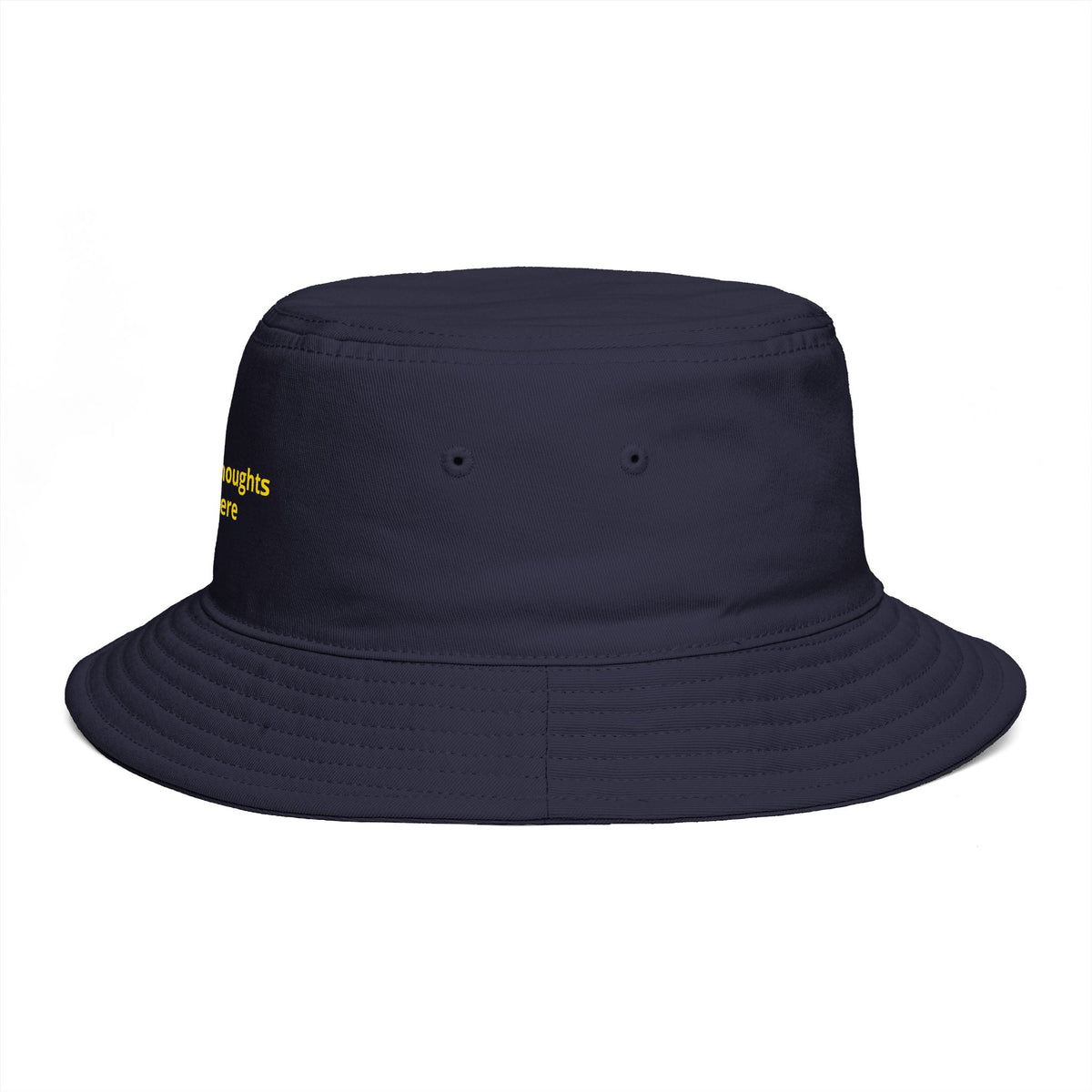 Custom Print Bucket Hat — 'Print it your way' Brown Sun Hat