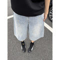 Meteor Wide-Leg Cropped Jeans