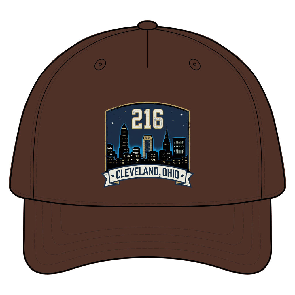 216 Cleveland Skyline Cap — Cleveland, Ohio Five-Panel Hat