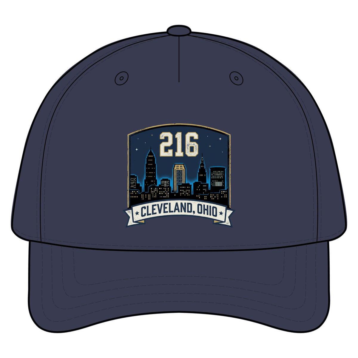 216 Cleveland Skyline Cap — Cleveland, Ohio Five-Panel Hat