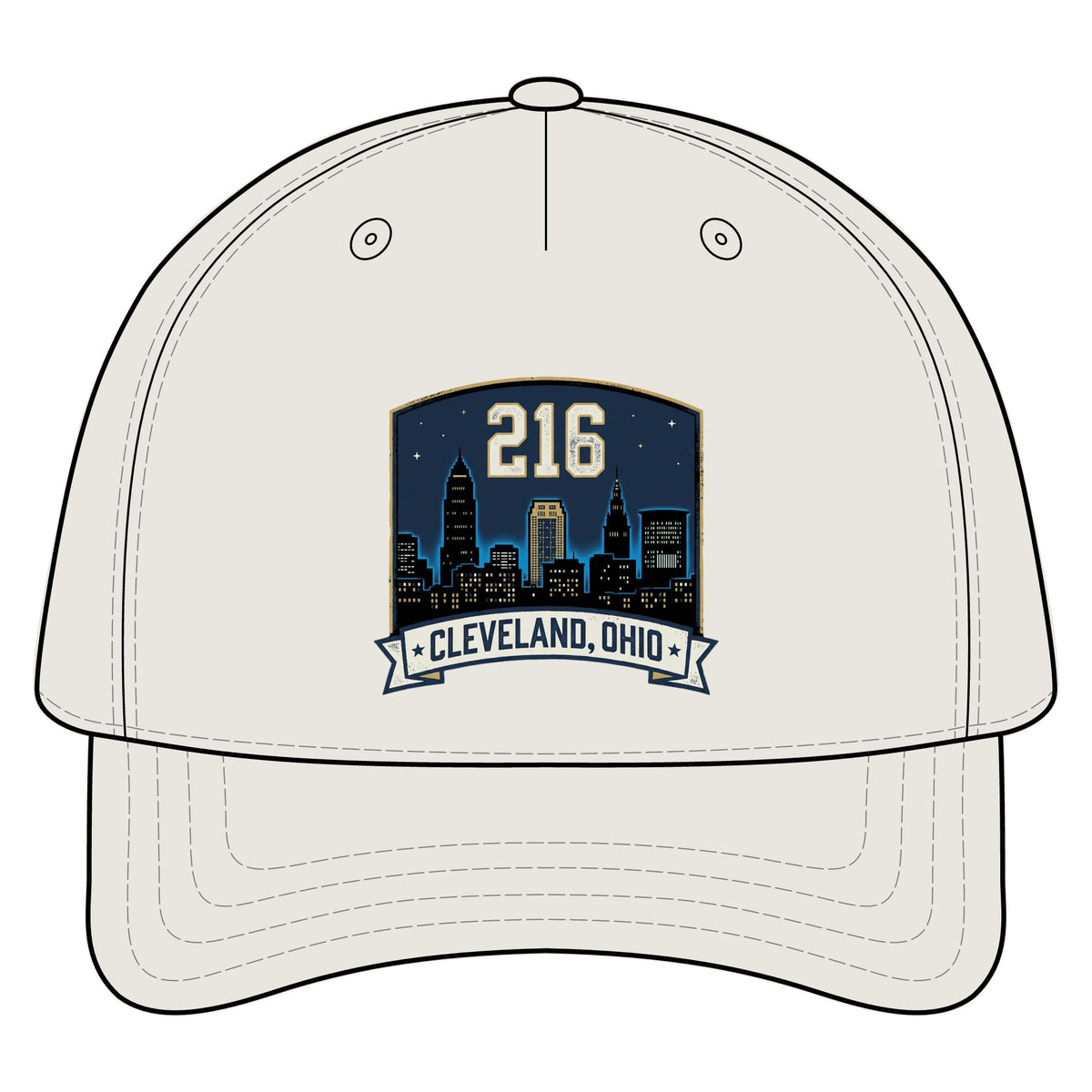 216 Cleveland Skyline Cap — Cleveland, Ohio Five-Panel Hat