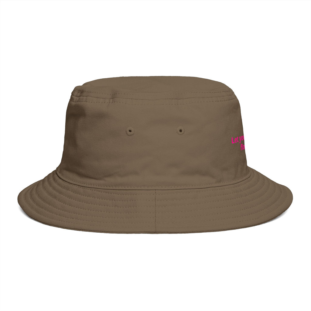 Custom Print Bucket Hat — 'Print it your way' Brown Sun Hat