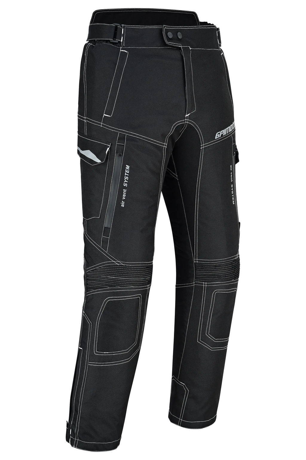 GPI MOTO Motorcycle Cargo Pants for Men Regular Fit Riding Pants with CE Armors