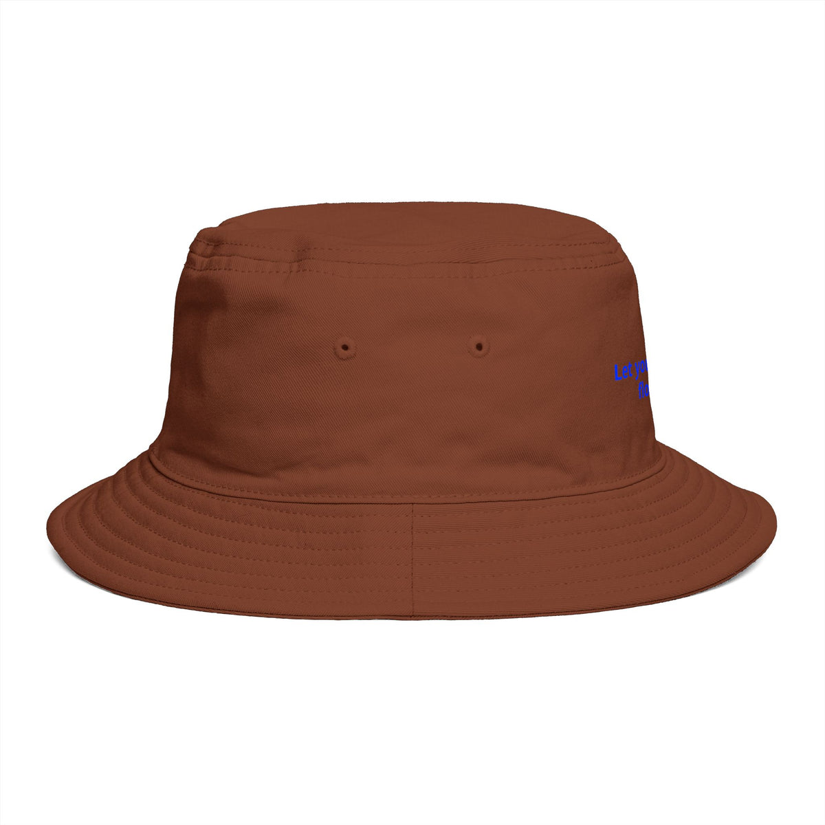 Custom Print Bucket Hat — 'Print it your way' Brown Sun Hat