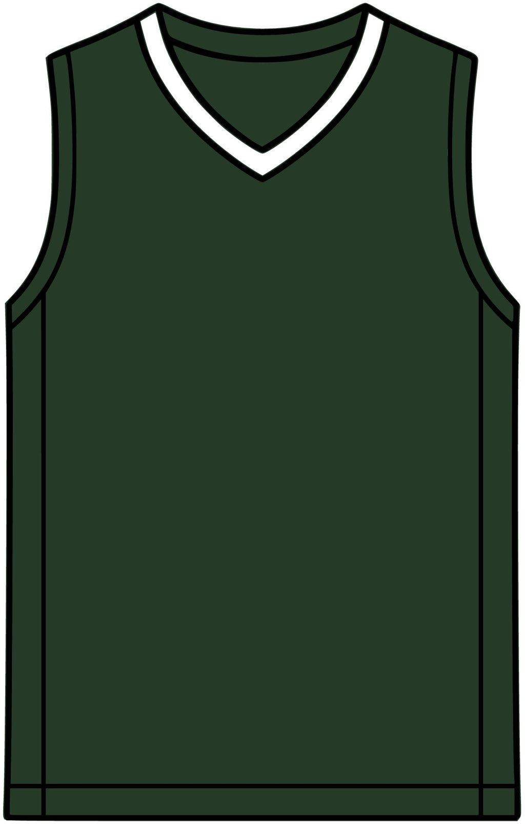 Rival Basketball Jersey – Retro Team V-Neck Sports Singlet