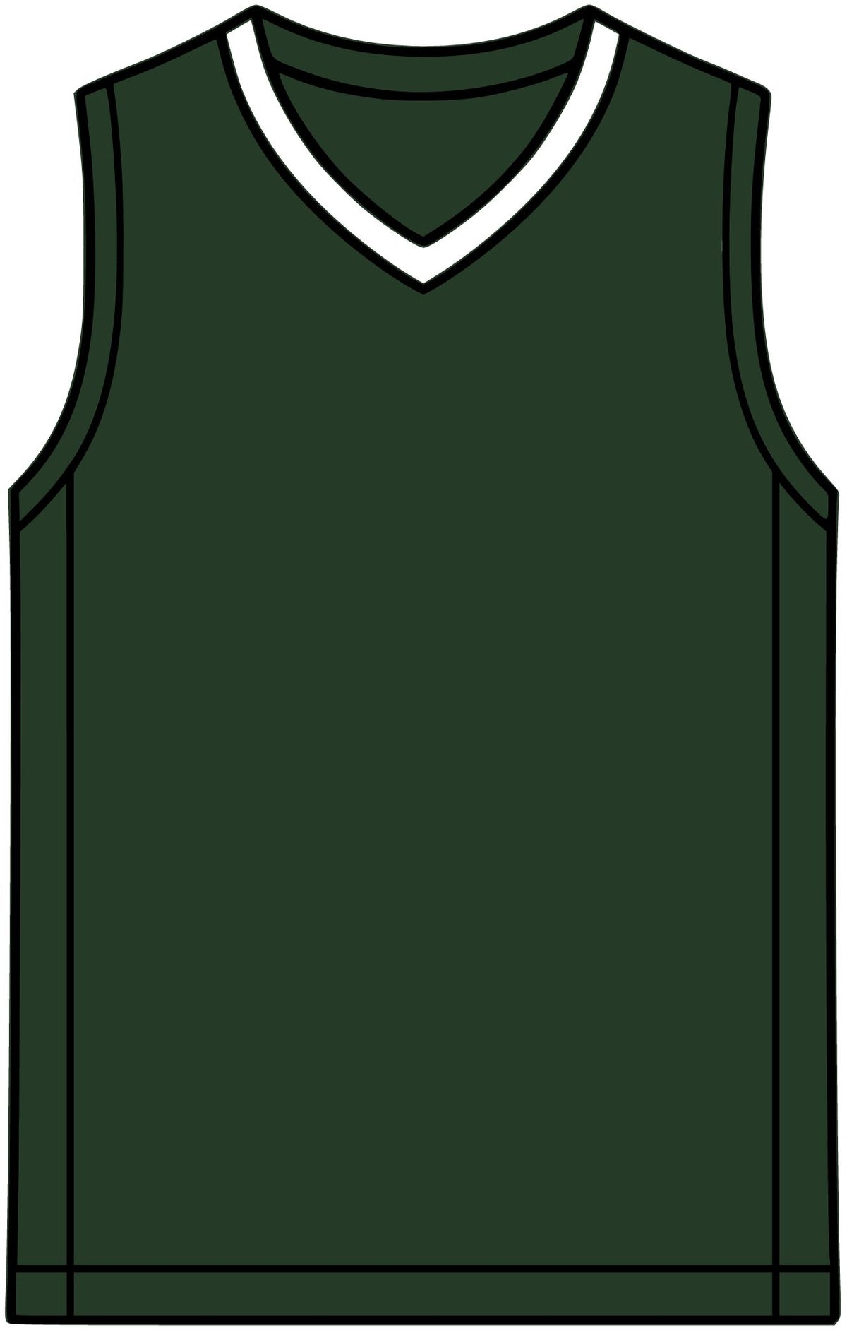 Rival Basketball Jersey – Retro Team V-Neck Sports Singlet