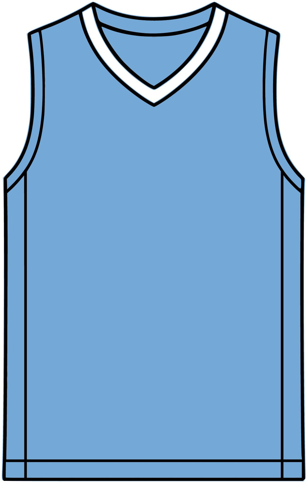Rival Basketball Jersey – Retro Team V-Neck Sports Singlet