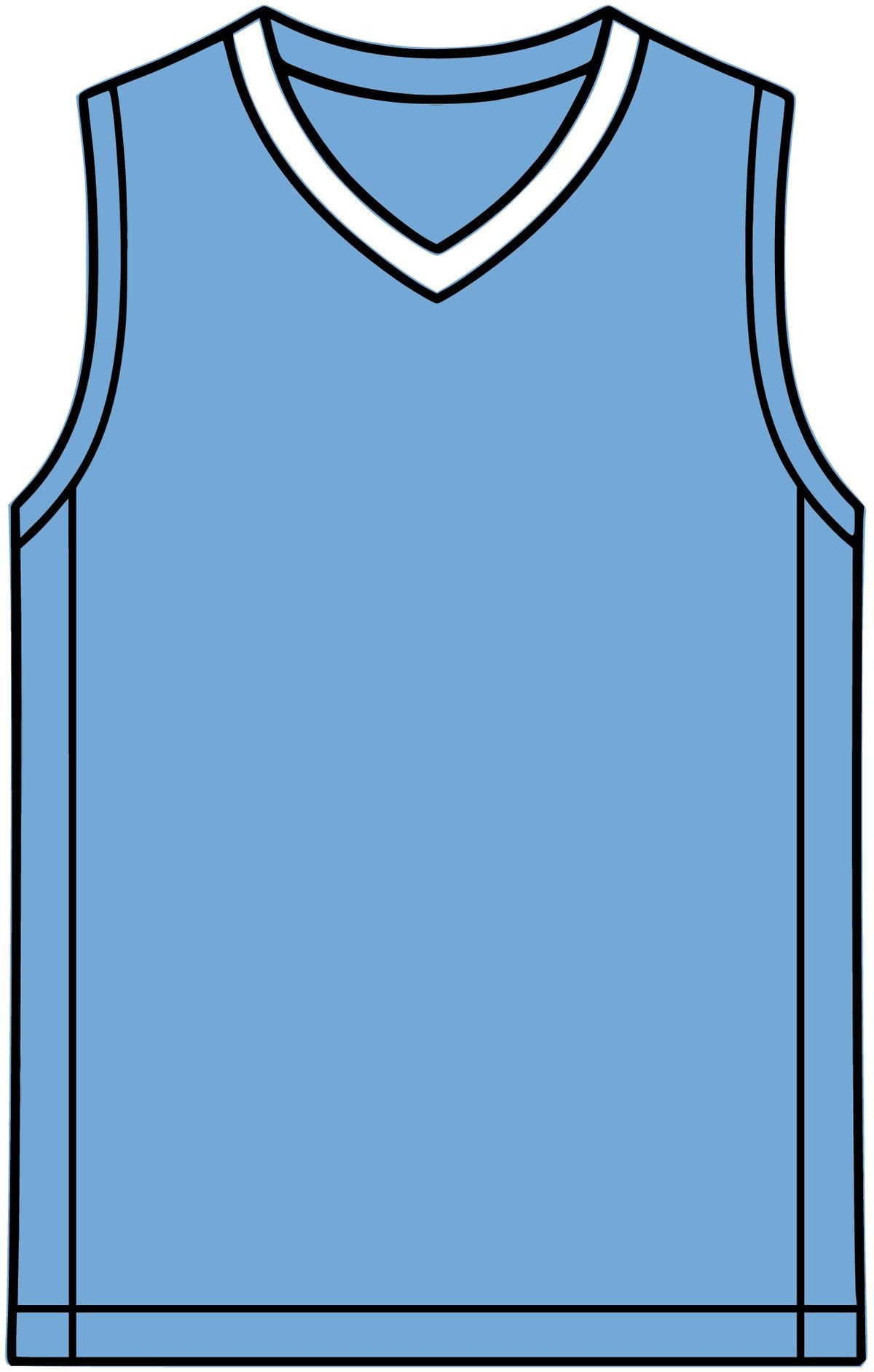 Rival Basketball Jersey – Retro Team V-Neck Sports Singlet