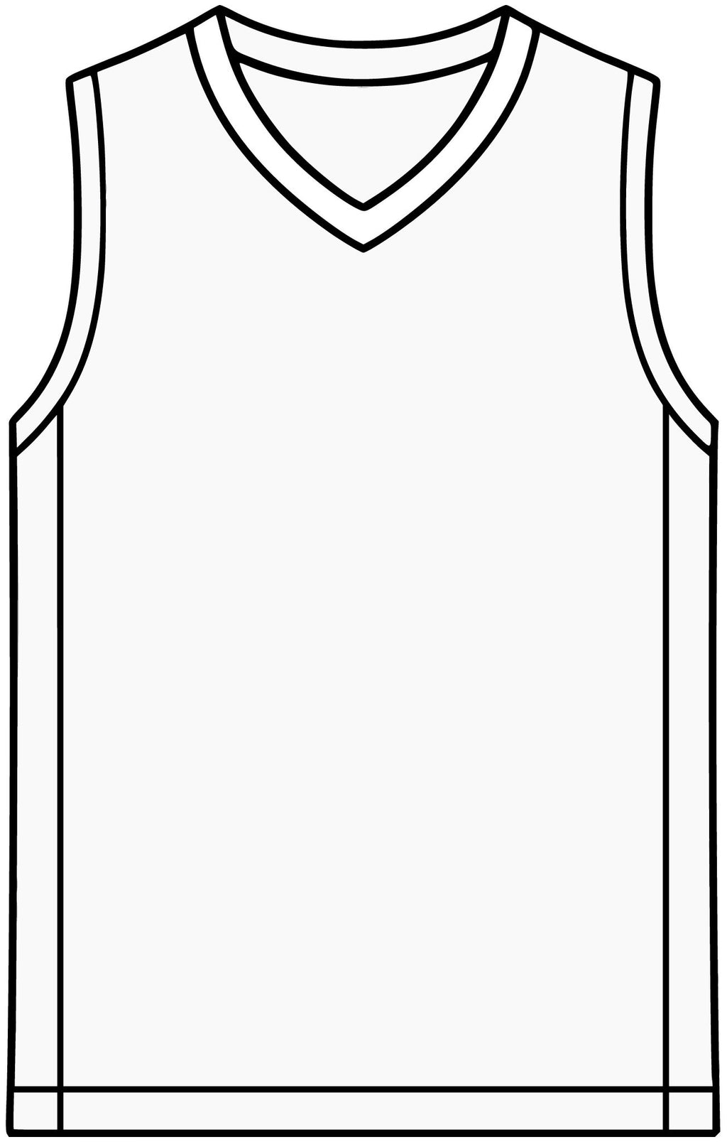 Rival Basketball Jersey – Retro Team V-Neck Sports Singlet