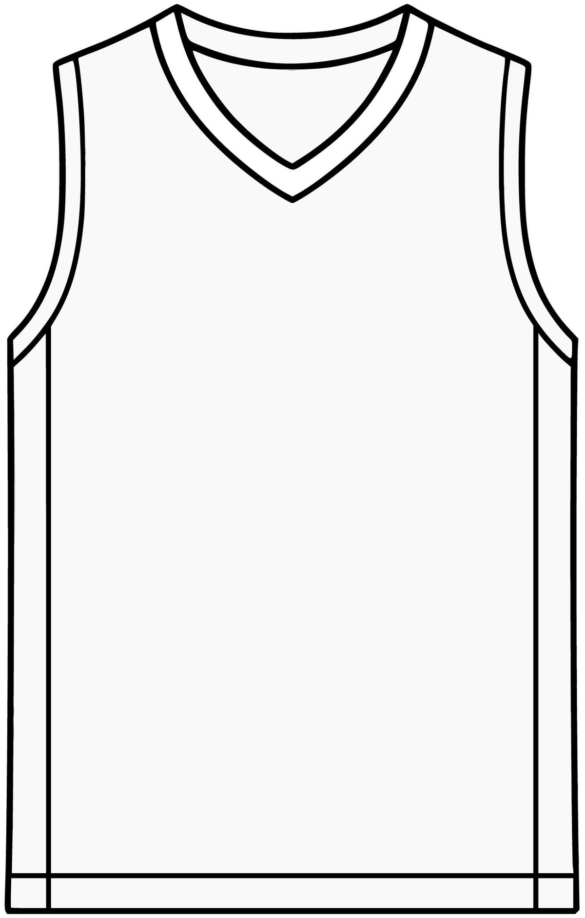 Rival Basketball Jersey – Retro Team V-Neck Sports Singlet