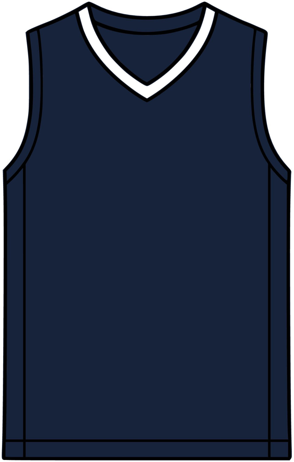 Rival Basketball Jersey – Retro Team V-Neck Sports Singlet