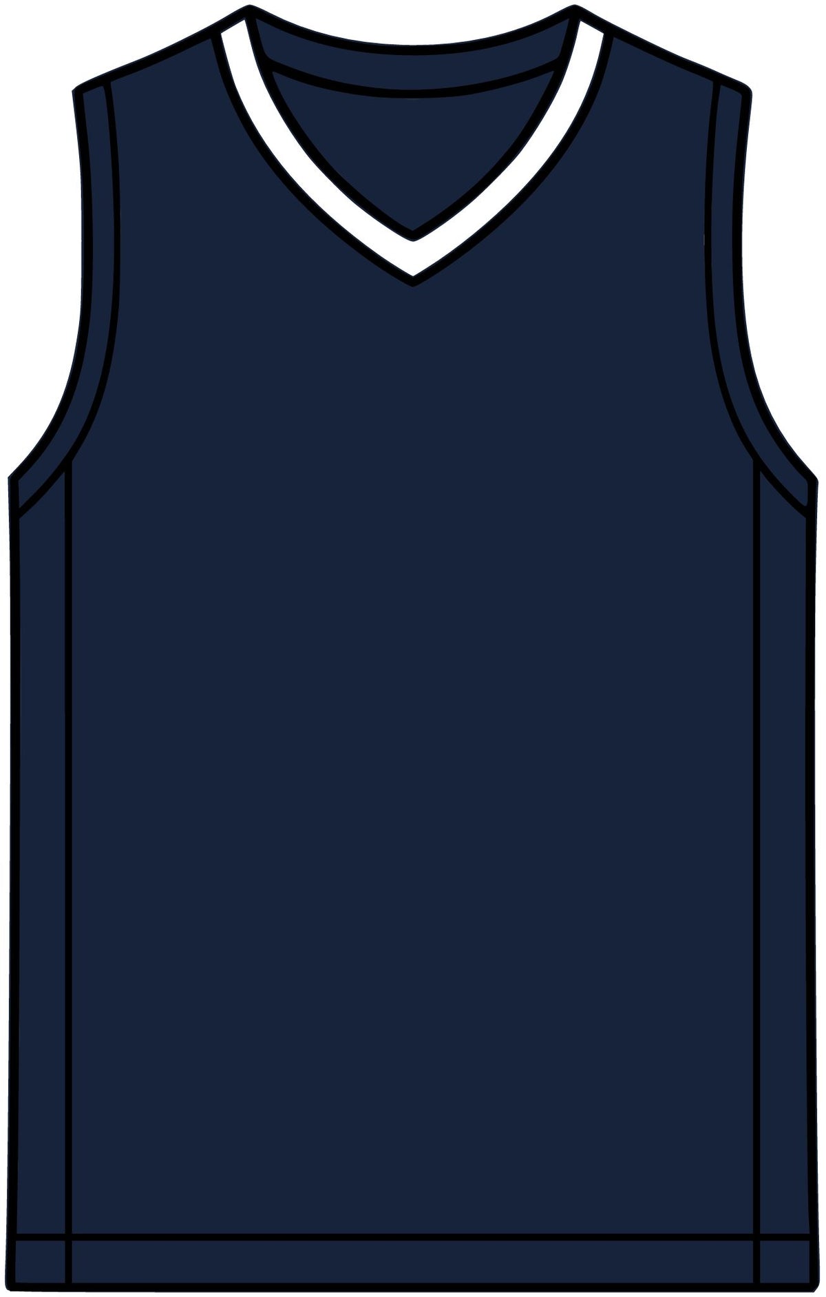 Rival Basketball Jersey – Retro Team V-Neck Sports Singlet