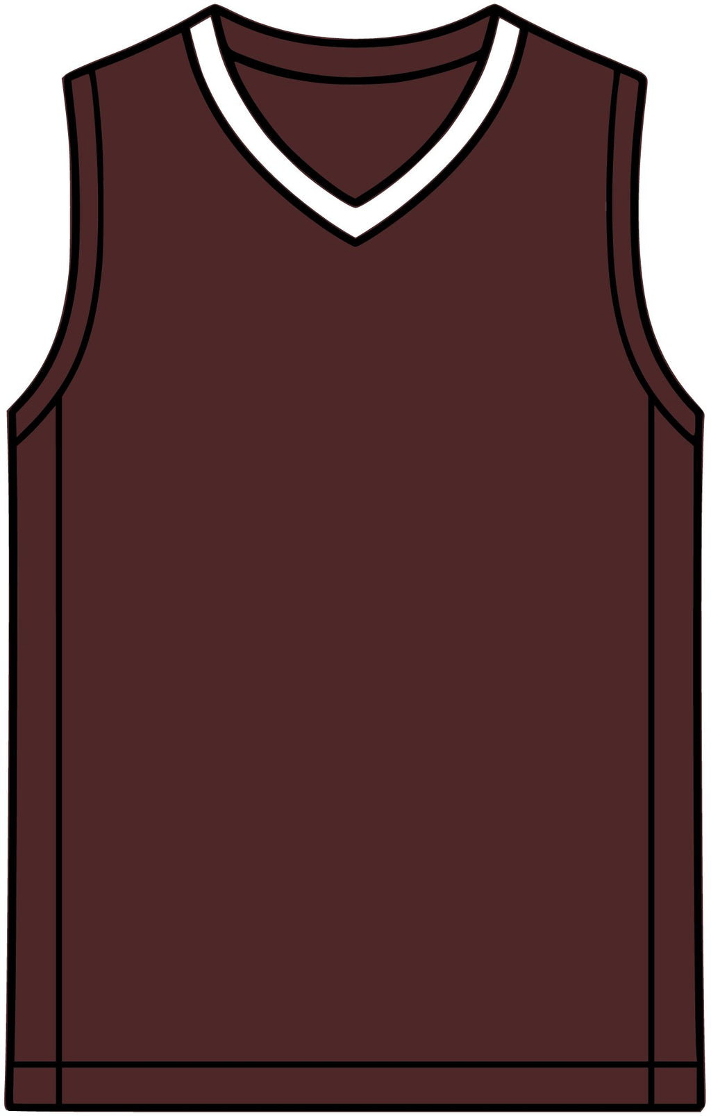 Rival Basketball Jersey – Retro Team V-Neck Sports Singlet