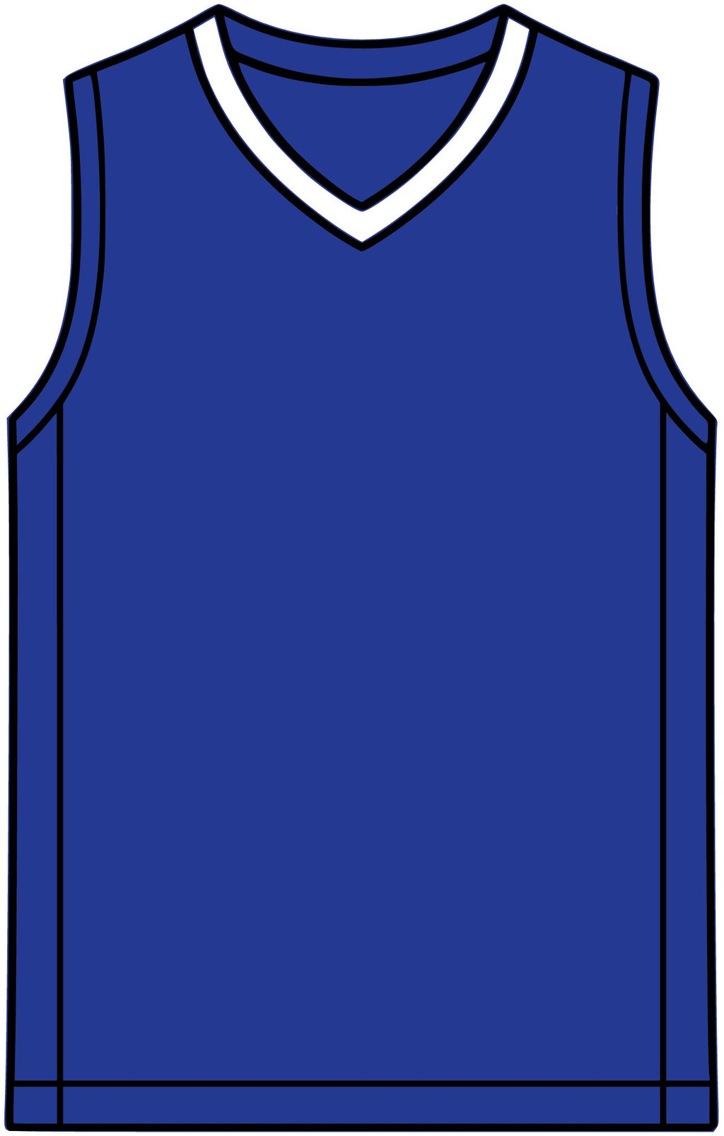 Rival Basketball Jersey – Retro Team V-Neck Sports Singlet