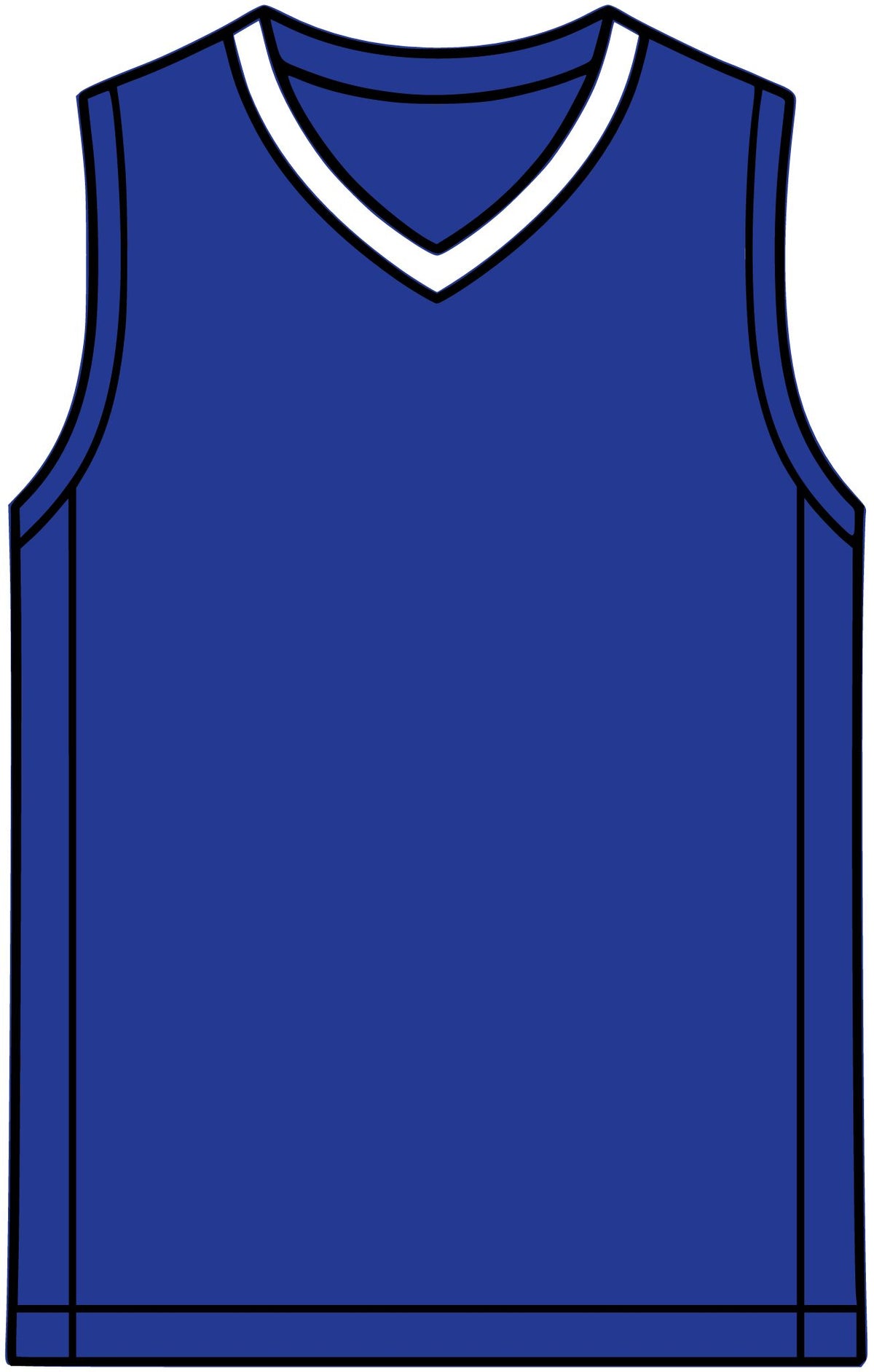 Rival Basketball Jersey – Retro Team V-Neck Sports Singlet