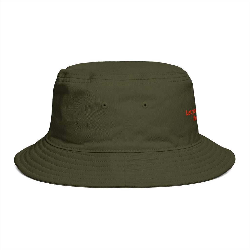 Custom Print Bucket Hat — 'Print it your way' Brown Sun Hat