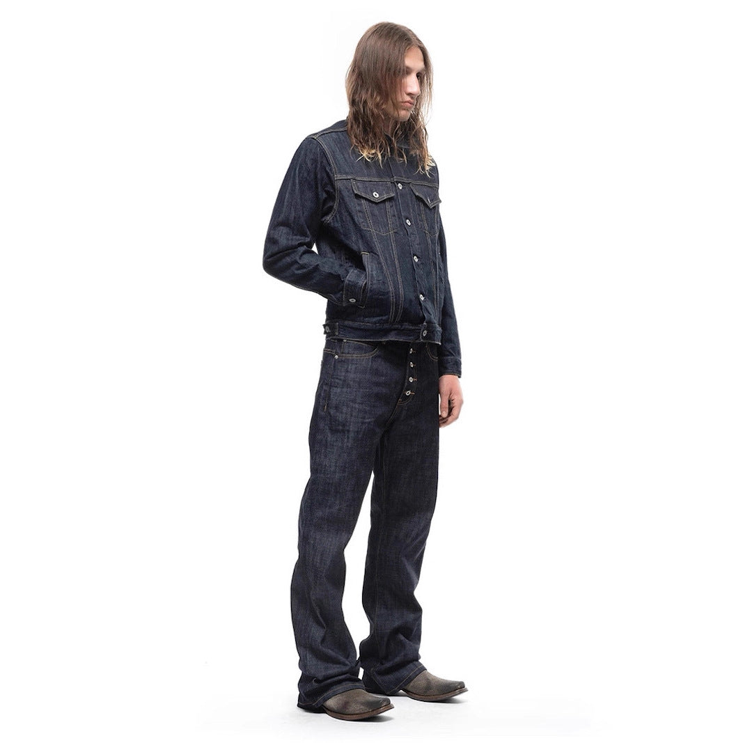Retro Loose Straight-Leg Jeans