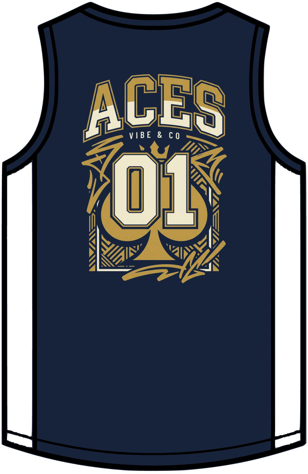 Rival Basketball Jersey – Retro Team V-Neck Sports Singlet