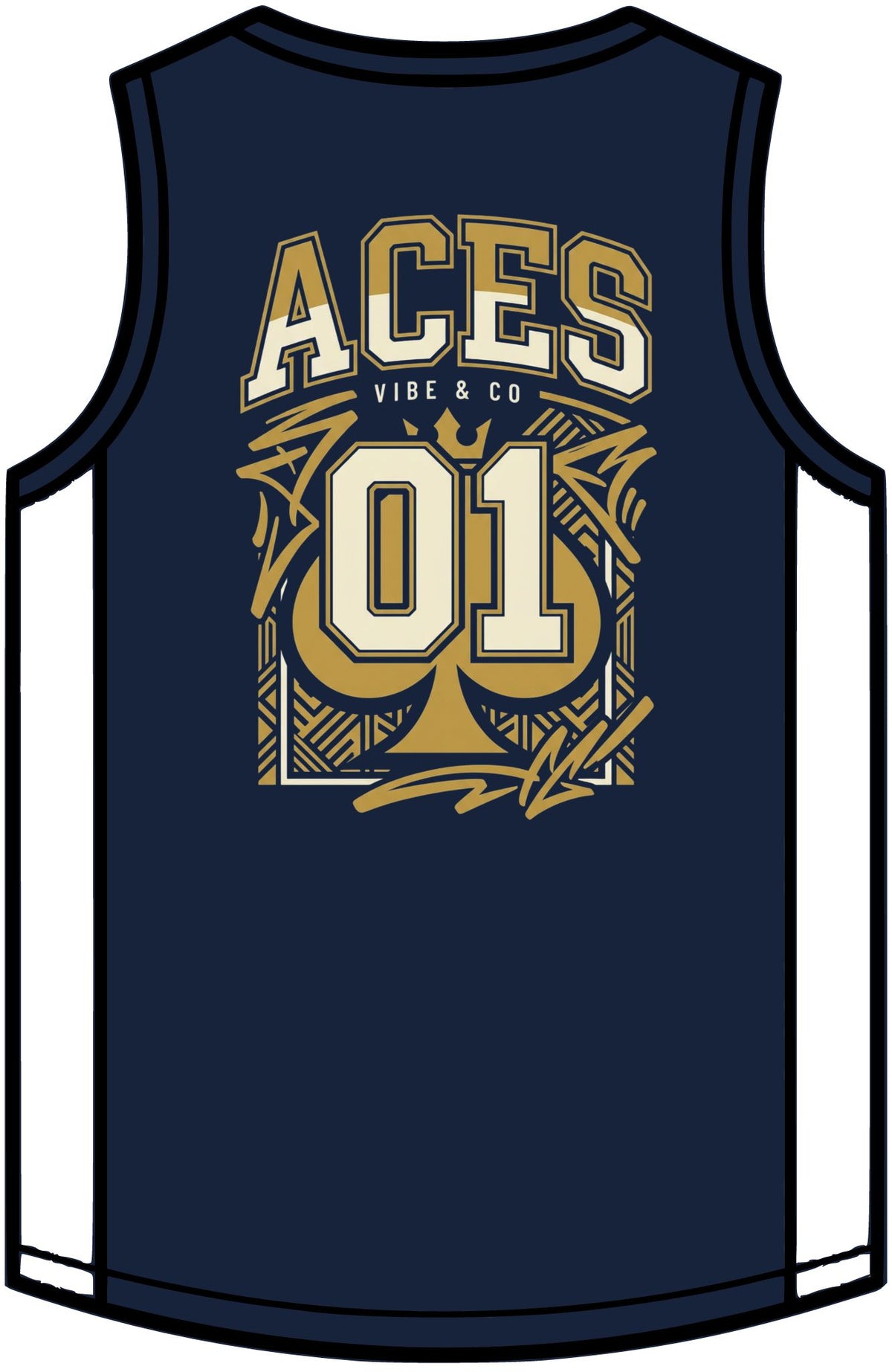 Rival Basketball Jersey – Retro Team V-Neck Sports Singlet