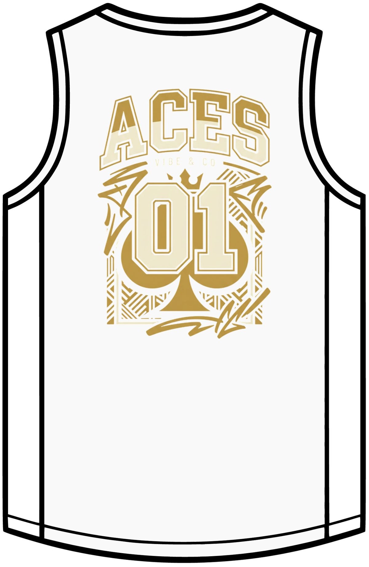 Rival Basketball Jersey – Retro Team V-Neck Sports Singlet