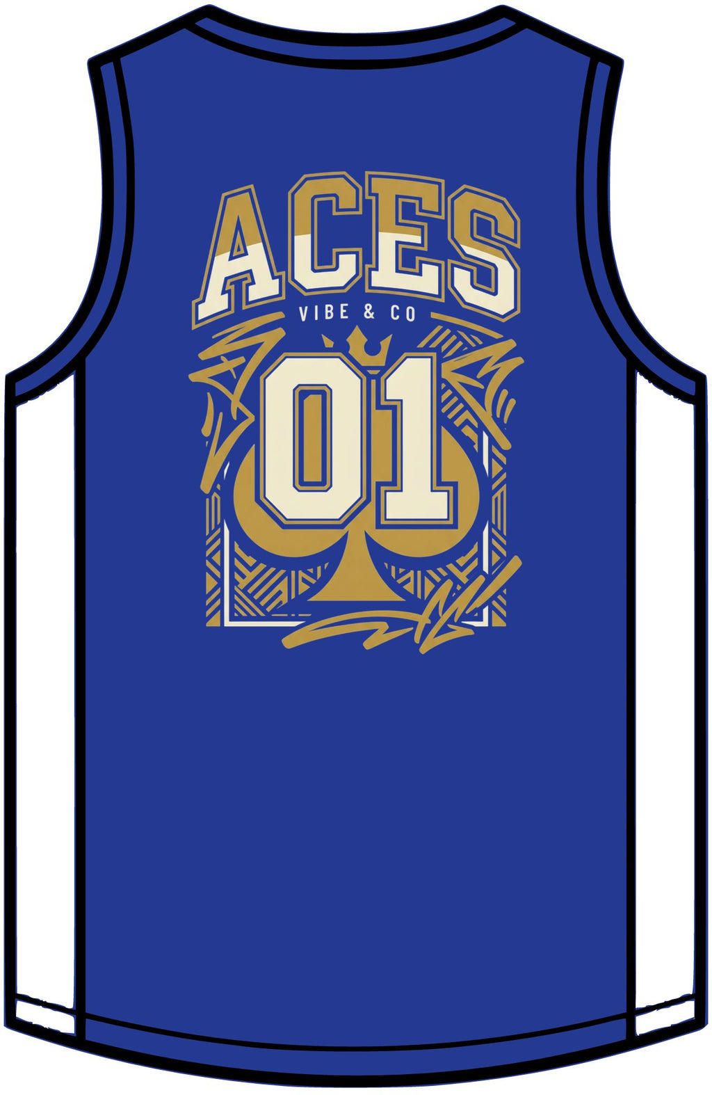 Rival Basketball Jersey – Retro Team V-Neck Sports Singlet